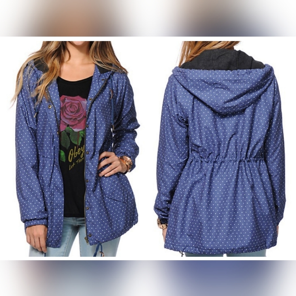 Obey Polka Dot Everett Hooded Jacket | Size Small